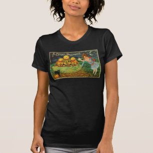 Camiseta Poção de Jovem Feiticeira: Homens de Abóbora em Al