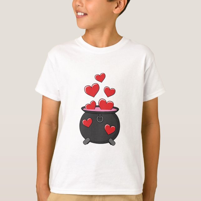 Camiseta Poção do Amor Corações (Frente)