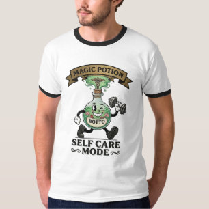 Camiseta Poção Mágica de Auto Cuidado Presente de Fitness