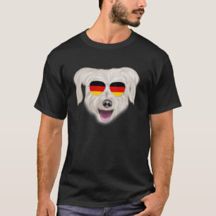 Camiseta Pocket alemão - Sinalizador Pirenéus - Cão-Grande