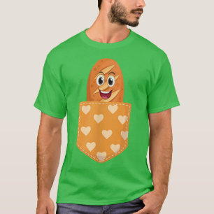 Camiseta Pocket Baking Flour Rolling Pin Cake Bread