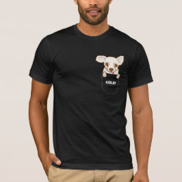 Camiseta Pocket Chihuahua cachorrinho