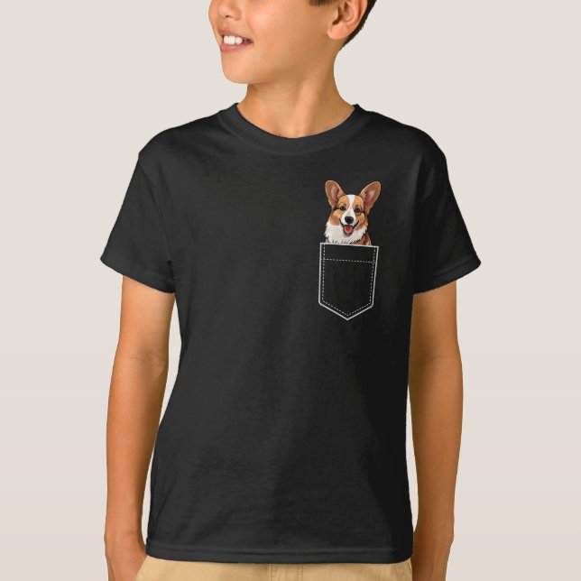 Camiseta Pocket Corgi (Frente)
