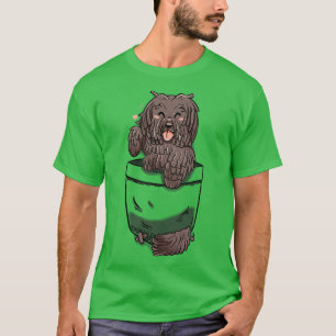Camiseta Pocket Cute Puli Cão