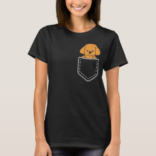 Camiseta Pocket De Dentro De Poodle De Brinquedo De Pequim