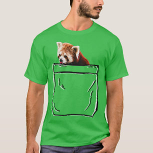 Camiseta Pocket de Panda Vermelha e Cinto