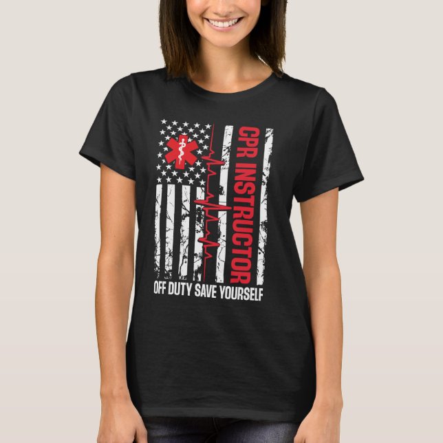 Camiseta Pocket Mask CPR Mouth Barrier CPR Inst (Frente)