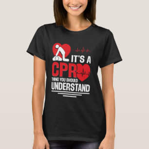 Camiseta Pocket Mask Manikin CPR - Chaveiro Engraçado CPR