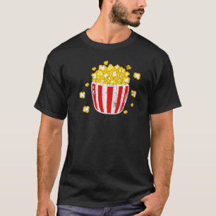 Camiseta Pocket Popcorn Pop Corn Eater Graphic