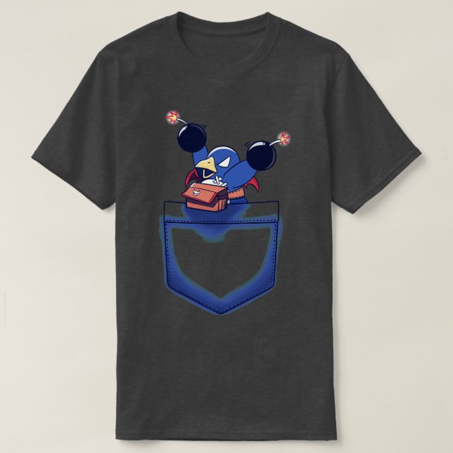 Camiseta Pocket Prinny (Frente do Design)