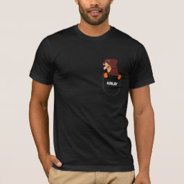 Camiseta Pocket Rottweiler cachorrinho