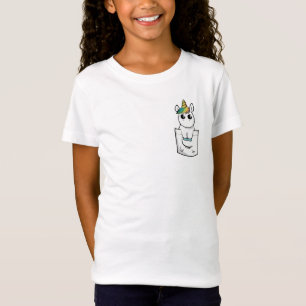 Camiseta Pocket-Sized Cute Unicorn