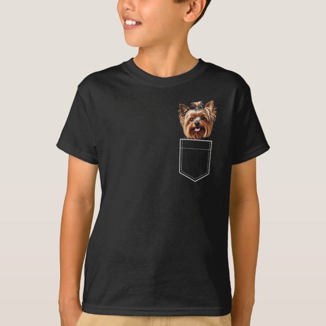 Camiseta Pocket Yorkie (Frente)