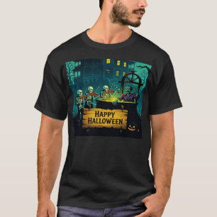 Camiseta Poço de Desejos Zumbi da Mansão Assombrada: