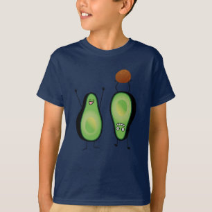 Camiseta Poço engraçado do verde do handstand dos aplausos