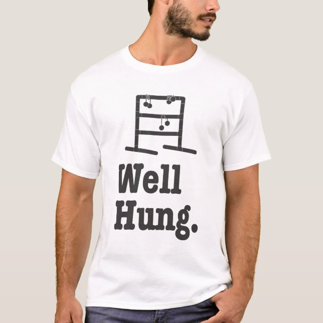 Camiseta poço pendurado (Frente)
