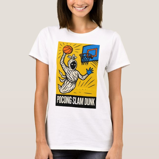 Camiseta Pocong Slam Dunk - Pop clássico (Frente)