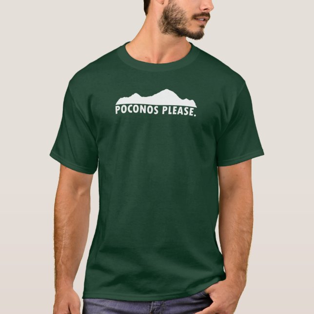 Camiseta Poconos, por favor (Frente)