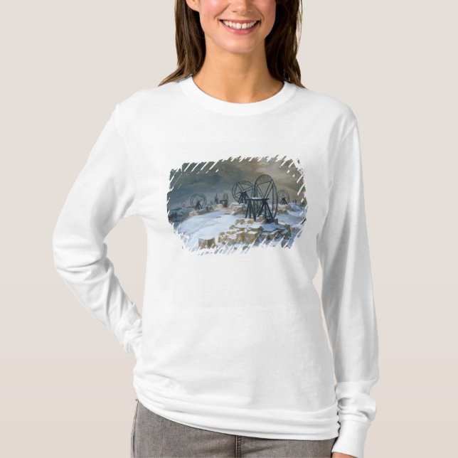 Camiseta Poços em Gentilly na neve, 1879 (Frente)