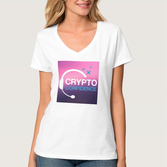 Camiseta Podcast da Confiança Cripto em Criptografia, camis (Frente)