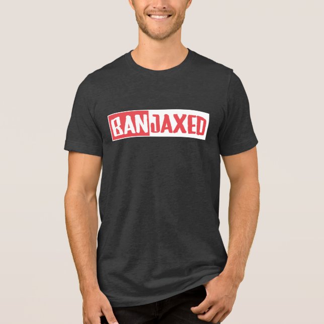 Camiseta Podcast do Colisor Polyhedron - Banjaxed (Frente)