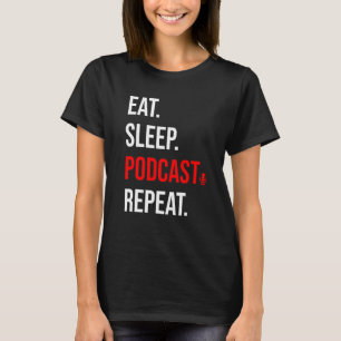 Camiseta Podcast engraçado para homens mulheres Podcasting
