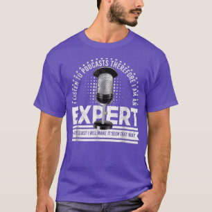 Camiseta Podcast Expert Distressed Vintage