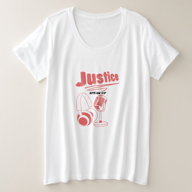 Camiseta Podcast for Justice Shirt (Frente do Design)