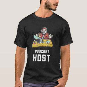 Camiseta Podcast Headphone Podcaster do host Podcaster - mi