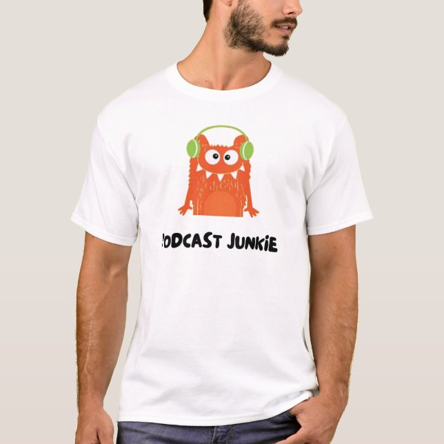 Camiseta Podcast junkie (Frente)