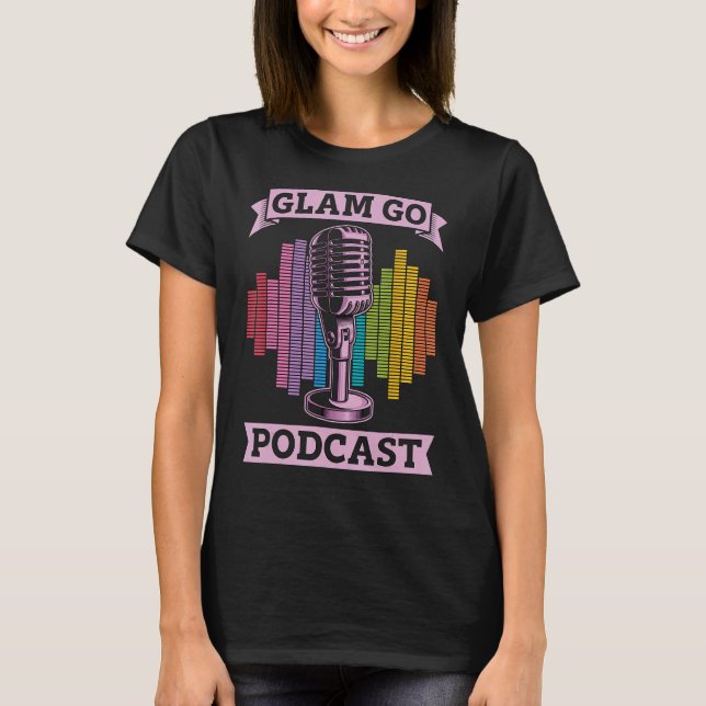 Camiseta Podcast Produtor Podcast Host Microphone P (Frente)