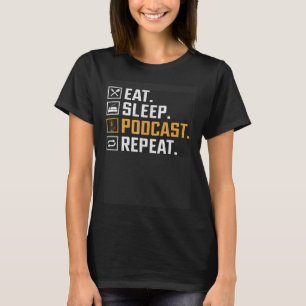 Camiseta Podcast Repetitivo Podcaster Podcaster Str