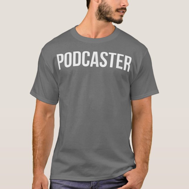 Camiseta Podcaster Podcast (Frente)