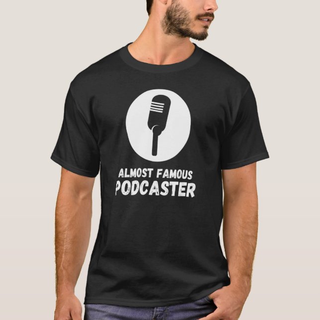 Camiseta Podcaster Podcaster Podcaster Multimédia Social Pr (Frente)