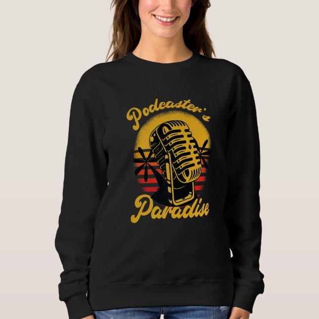 Camiseta Podcaster Transmite Paraíso Grava Podcaster (Frente)