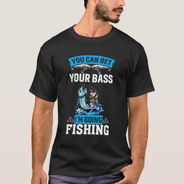 Camiseta Pode Apostar Que Vou Pescar Pescador (Frente)