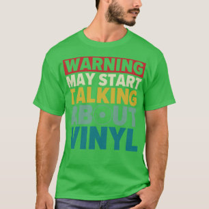 Camiseta Pode Começar A Falar Da Vinyl Funny Records LP Col