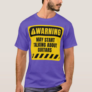 Camiseta Pode começar a falar sobre Guitarras