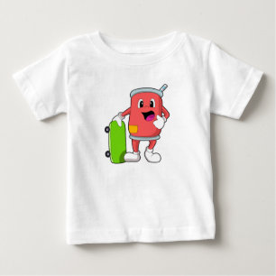 Camiseta Pode como skater com skate