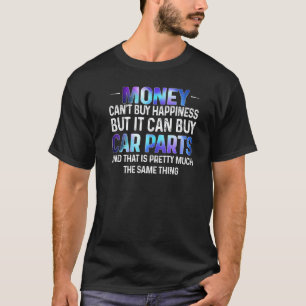 Camiseta Pode Comprar Peças de Carro Cara de Carro Engraçad