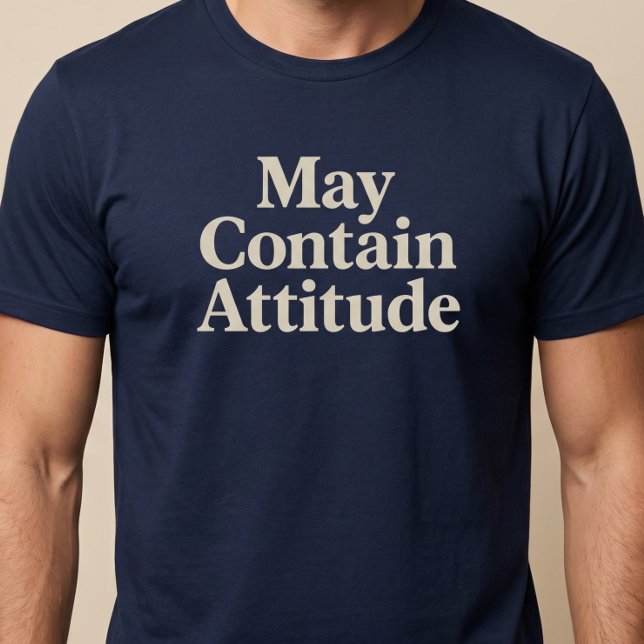 Camiseta Pode Contém Atitude (Criador carregado)