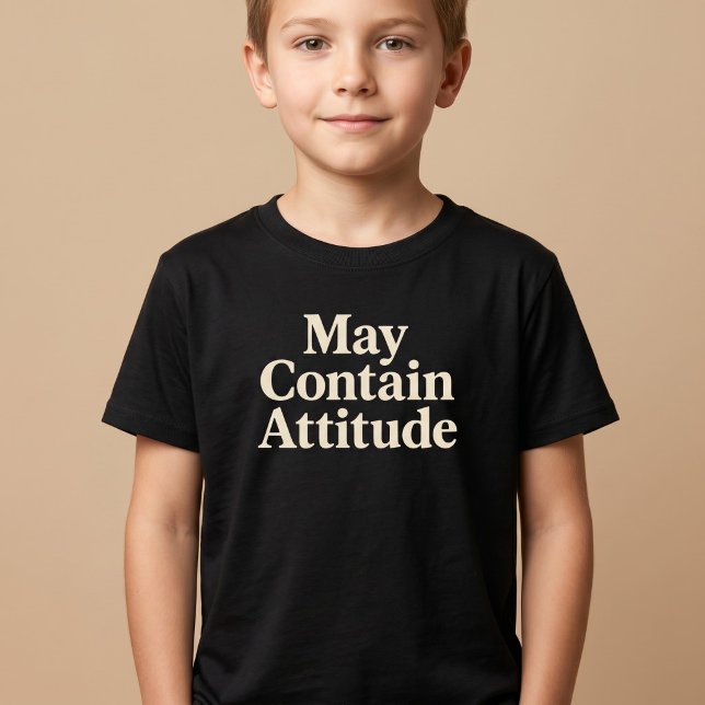 Camiseta Pode Contém Atitude (Criador carregado)