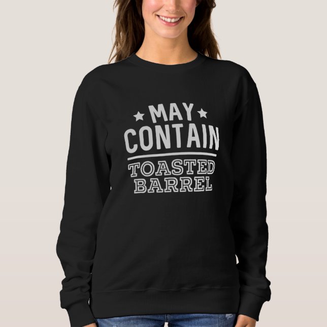 Camiseta Pode Conter Álcool Barrel Bourbon Tostado (Frente)