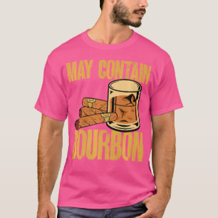 Camiseta Pode Conter Bourbon Charuto E Bourbon
