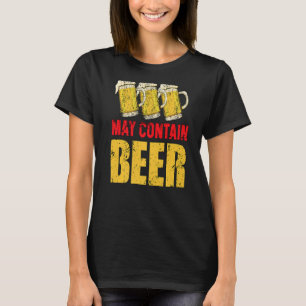 Camiseta Pode Conter Cerveja De Fôrma