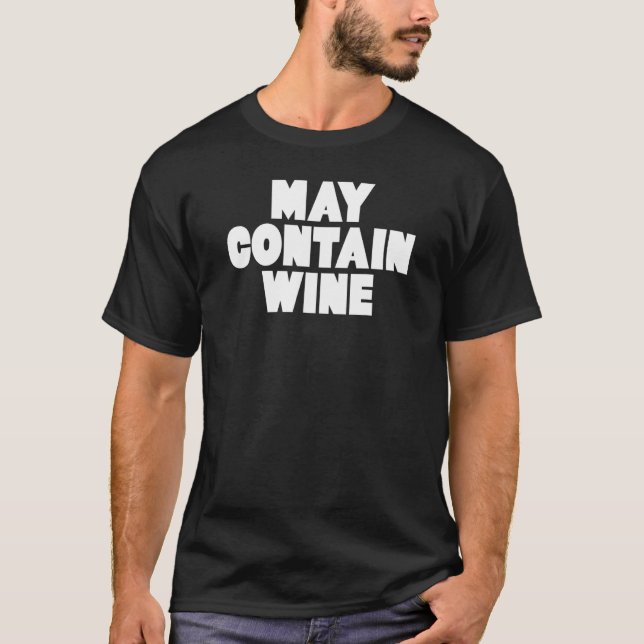 Camiseta Pode Conter Vinho (Frente)