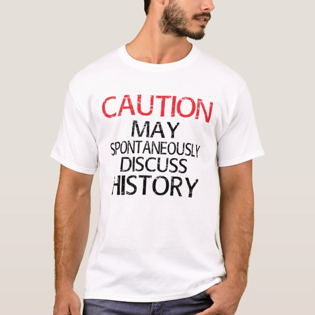 Camiseta Pode Discutir Espontaneamente O Reator Histórico (Frente)