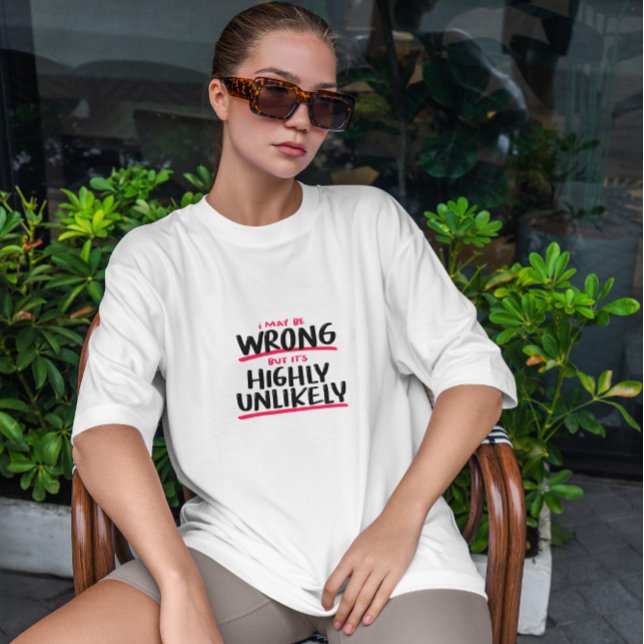 Camiseta Pode estar errado (Criador carregado)