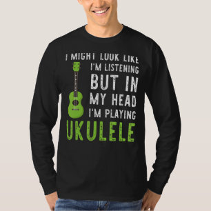 Camiseta Pode parecer que estou ouvindo na minha cabeça.