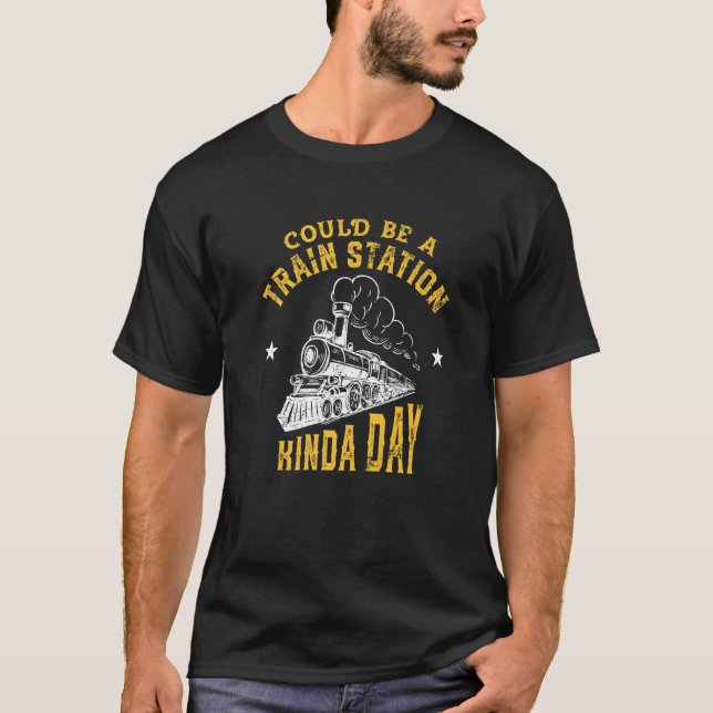 Camiseta Pode Ser Uma Estação De Trem Meio Dia 5 (Frente)
